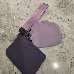 The Iris & Rainbow Wristlet Pouch NEW! Purple Plum